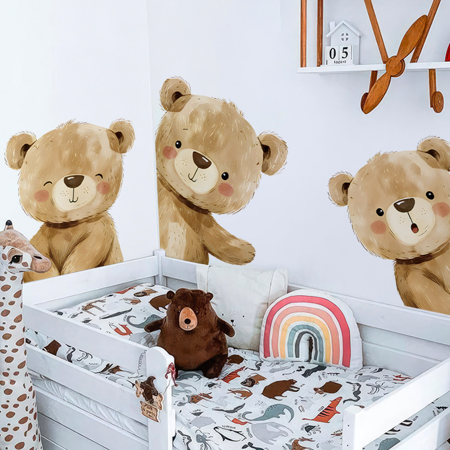 Baby Nursery Wallpaper Girl - Наклейки на стену с милым мультяшным