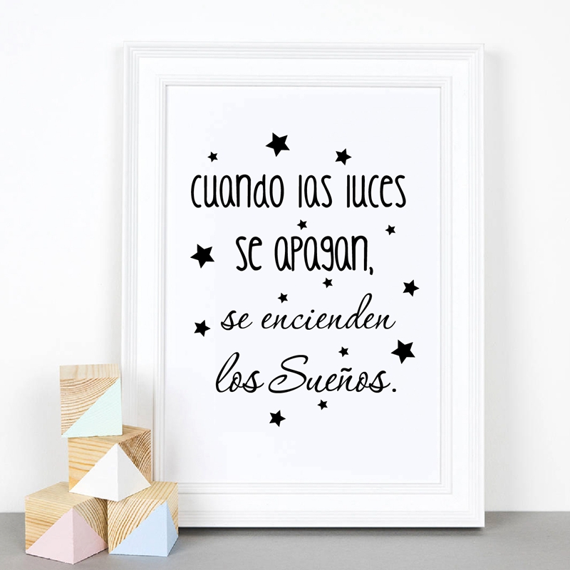 Baby Nursery In Spanish - Испанская детская спальня, художественный декор, картина