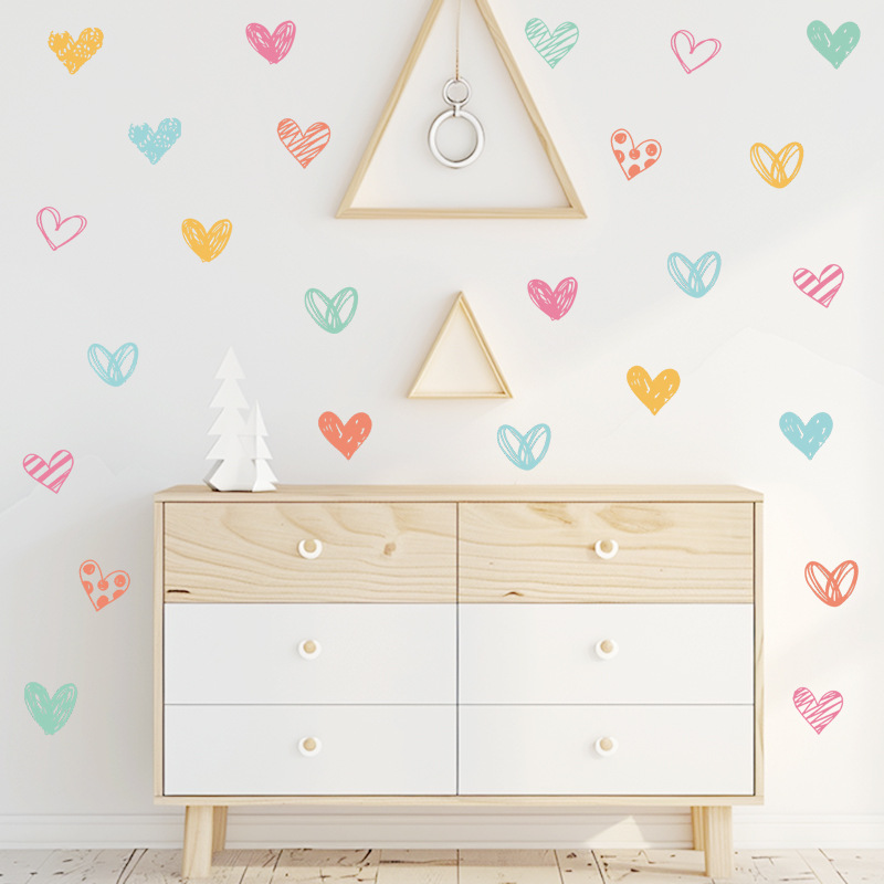 Baby Nursery Wallpaper Girl - Новые красочные наклейки на стену в