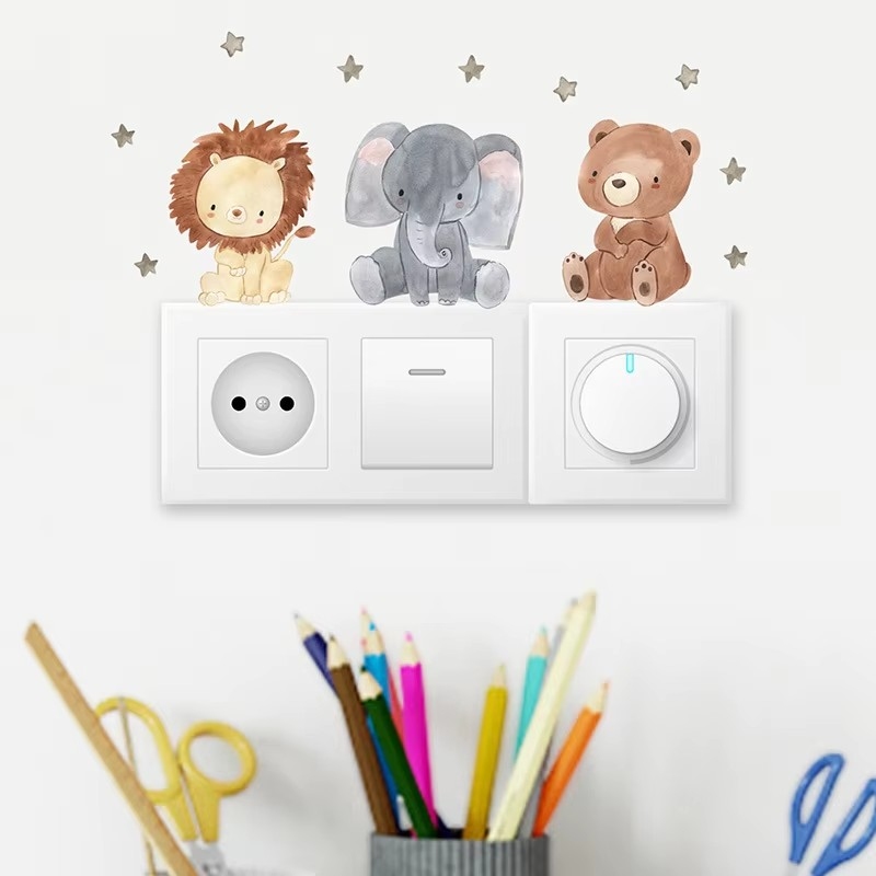 Baby Nursery Wallpaper Girl - Милые наклейки на стену с лесными