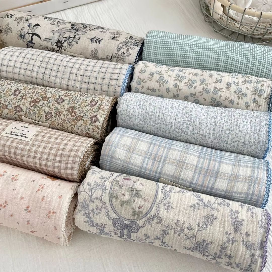 Baby Nursery Quilts - Муслиновое одеяло-пеленка для новорожденных, хлопковое марлевое