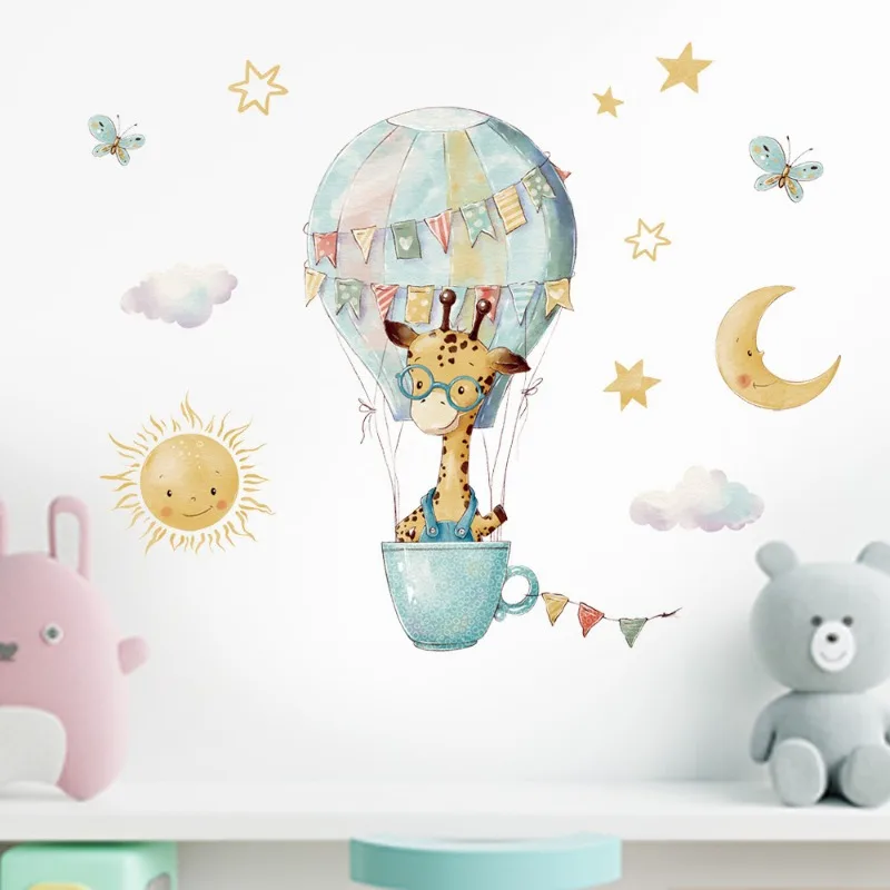Наклейки на стену с мультяшным – обзор и цена Baby Nursery Wallpaper Girl