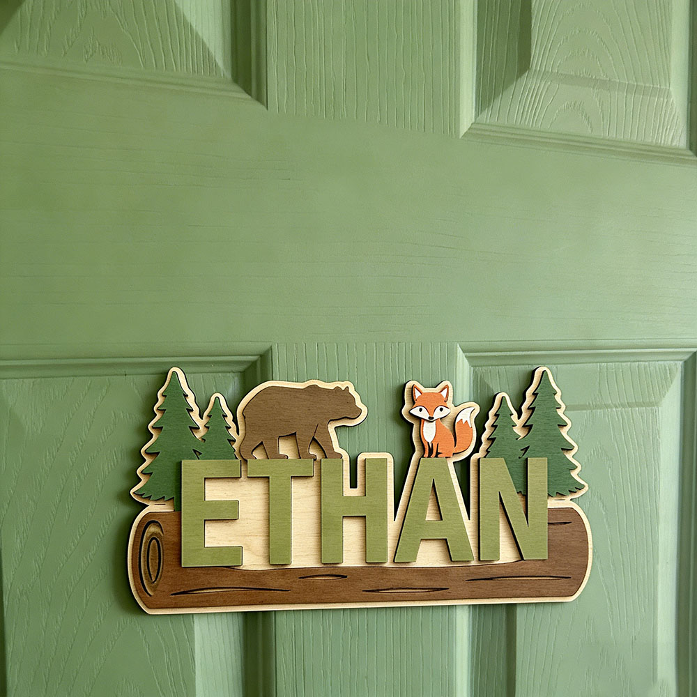Деревянная табличка с именем н – обзор и цена Baby Nursery Decor