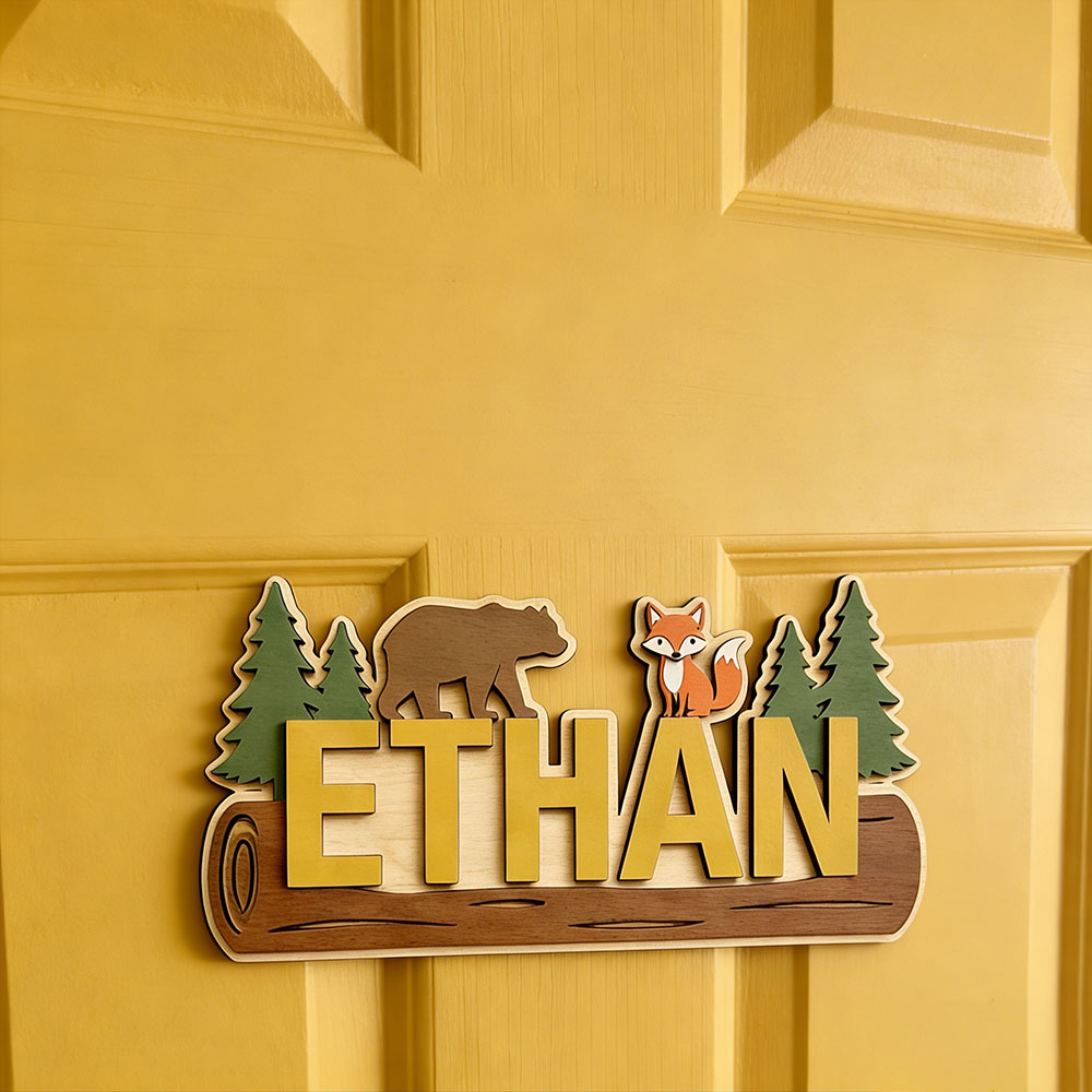 Деревянная табличка с именем н – обзор и цена Baby Nursery Decor
