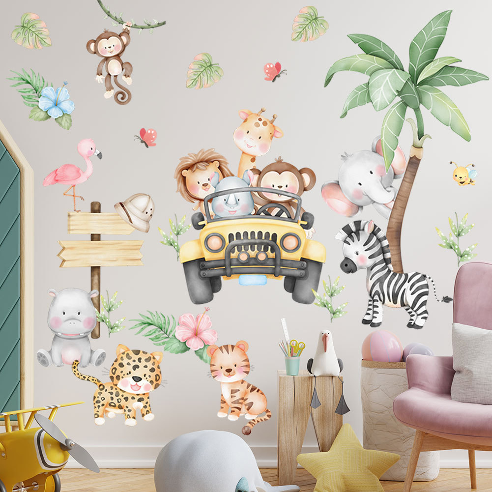 Детская комната мультфильм сло – обзор и цена Baby Nursery Zoo Animals