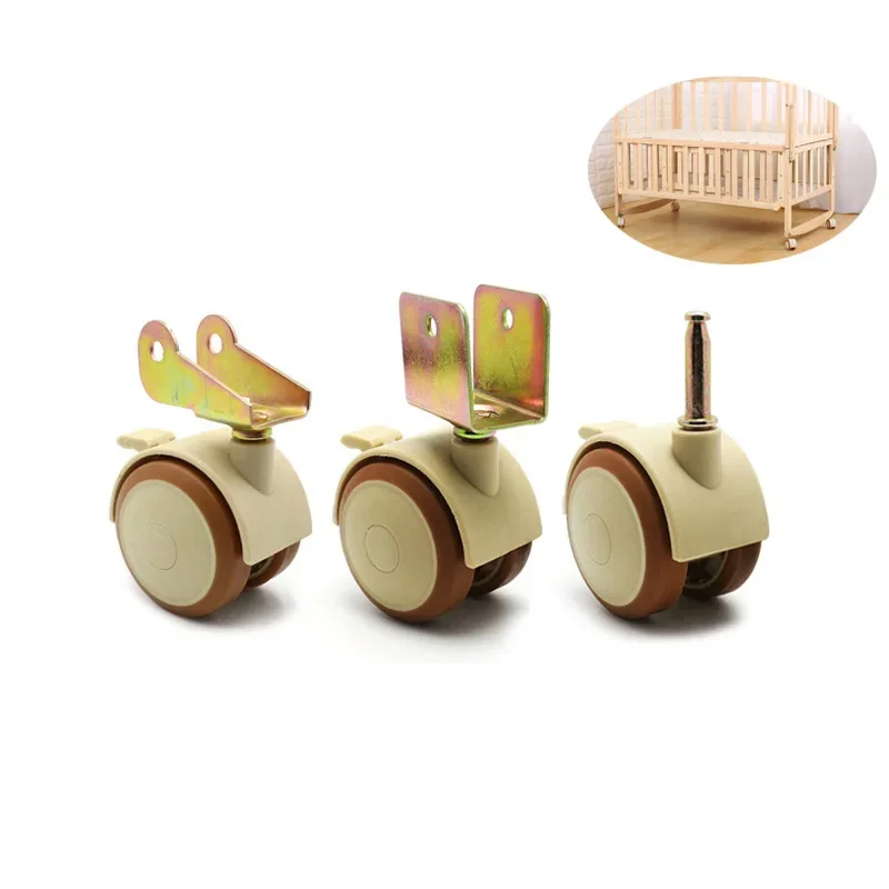 2/4 шт. 2-дюймовые поворотные  – обзор и цена Baby Nursery Trolley