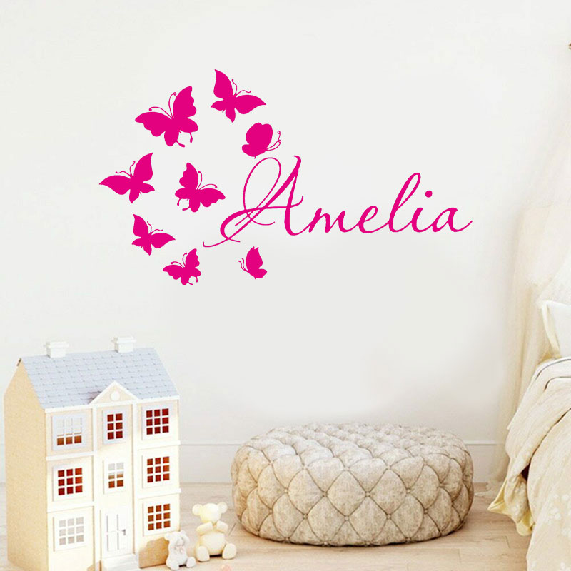 Персонализированное имя девоче – обзор и цена Baby Nursery Wallpaper Girl