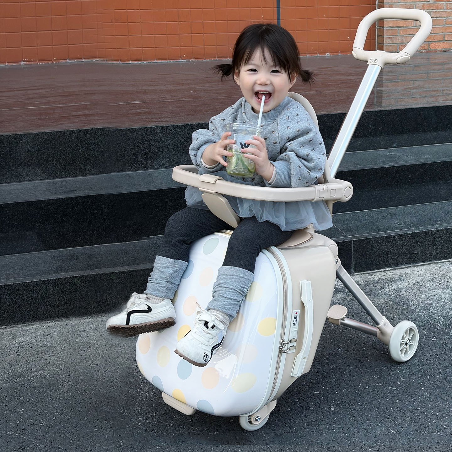 Детский чемодан-каталка Bunnyf – обзор и цена Baby Nursery Trolley