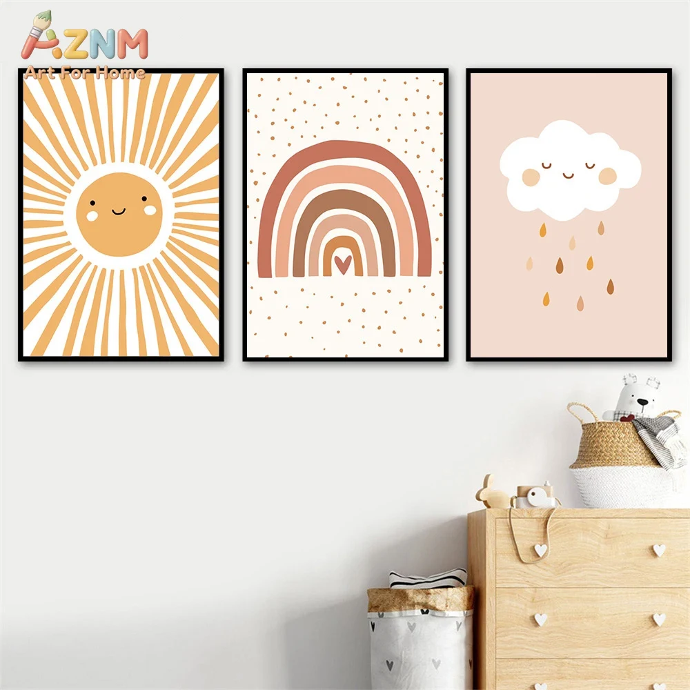 Настенное искусство на холсте  – обзор и цена Baby Nursery Art