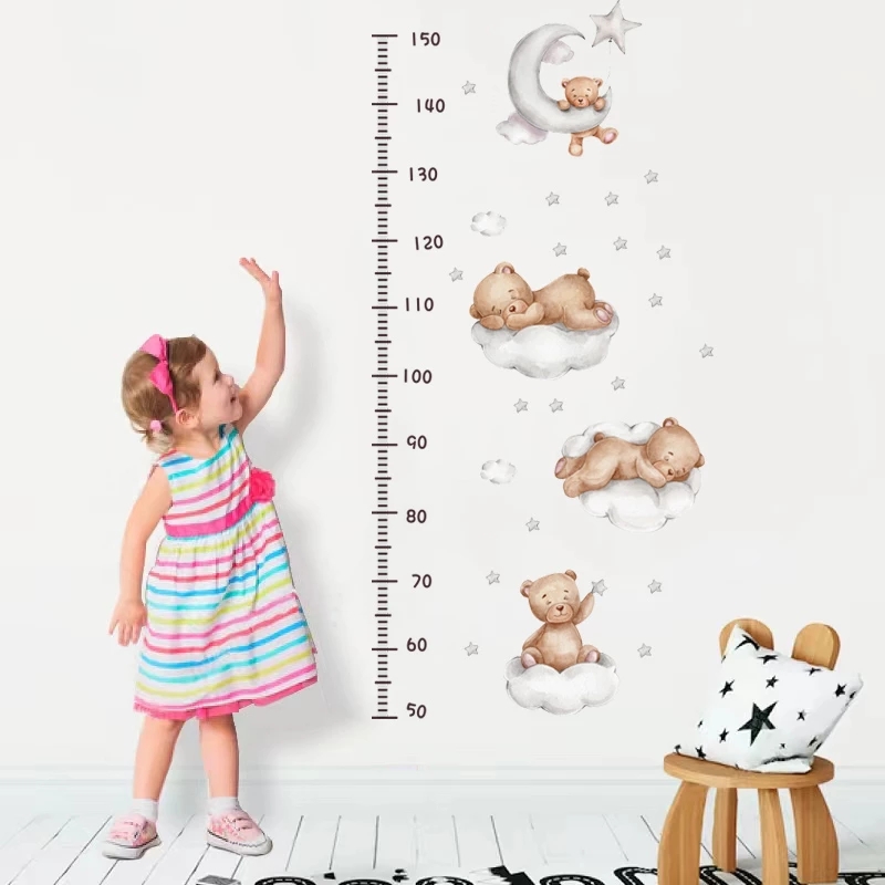 Наклейки на стену с милым муль – обзор и цена Baby Nursery Wallpaper Girl
