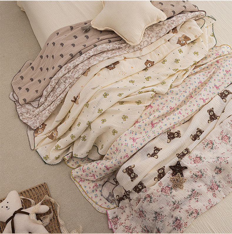 Летнее одеяло-пеленка для ново – обзор и цена Baby Nursery Quilts