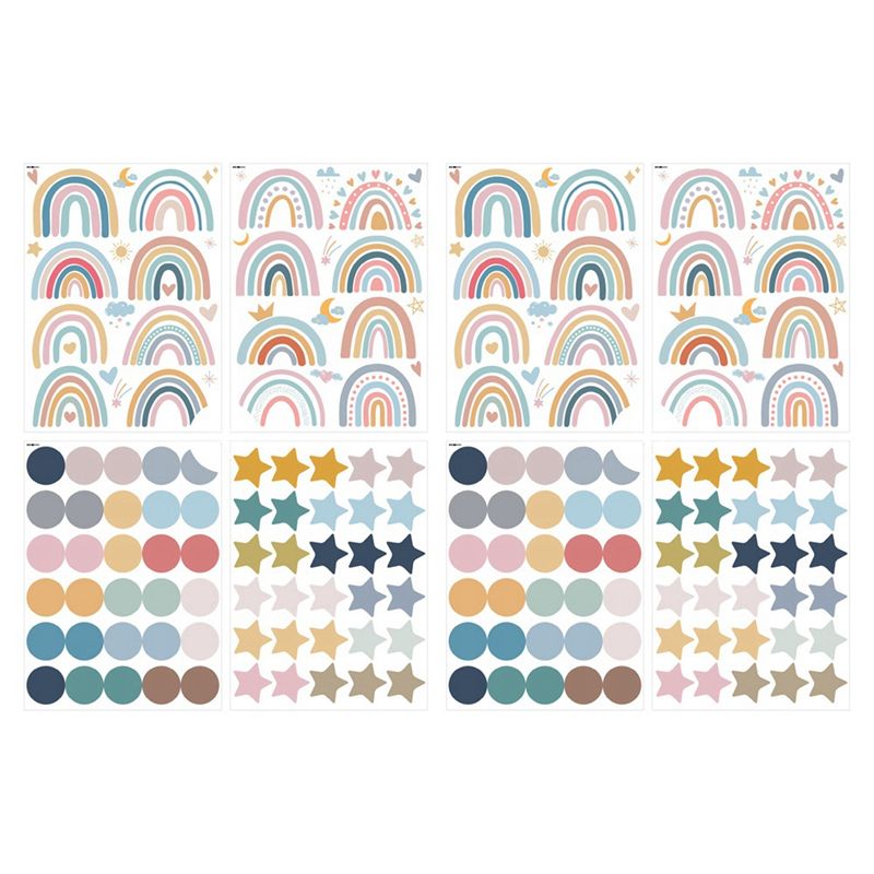 A44Z-Boho Радужные наклейки на – обзор и цена Baby Nursery Wallpaper Girl