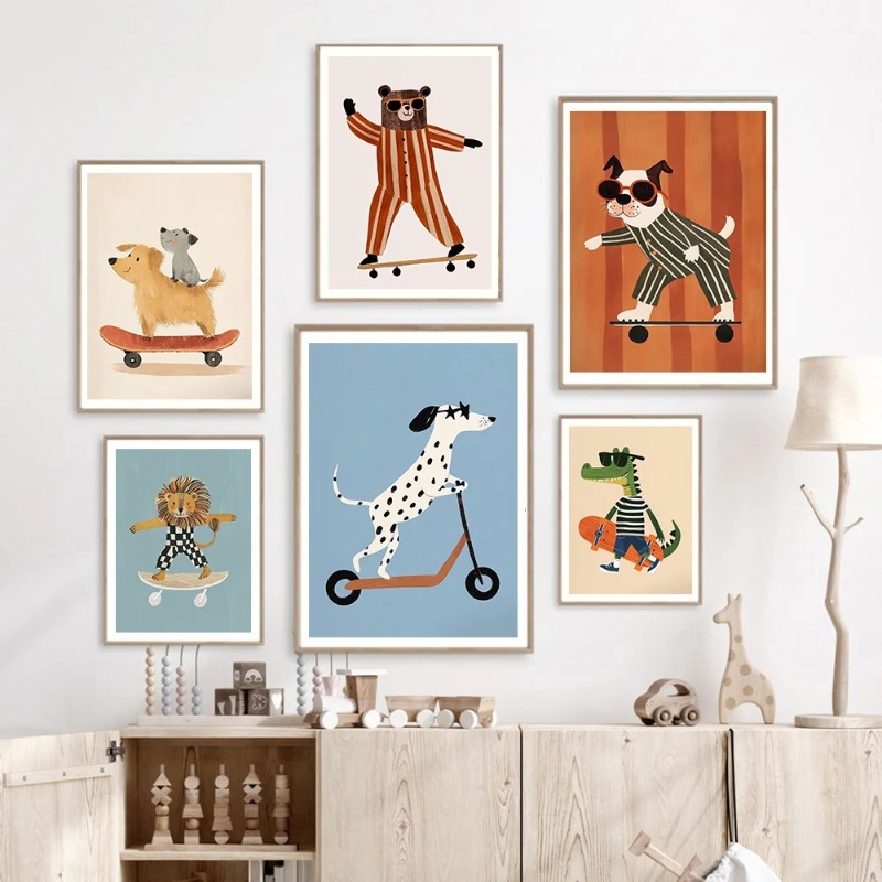 1 шт., безрамные постеры с заб – обзор и цена Baby Nursery Posters