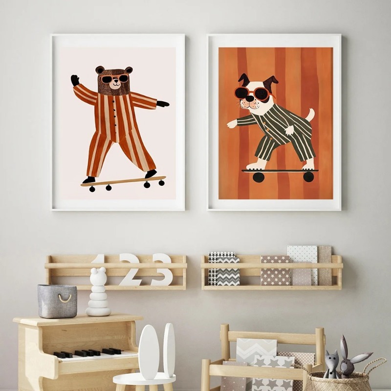 1 шт., безрамные постеры с заб – обзор и цена Baby Nursery Posters