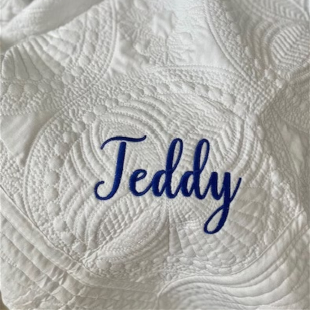 Вышитые именные Детские стеган – обзор и цена Baby Nursery Quilts